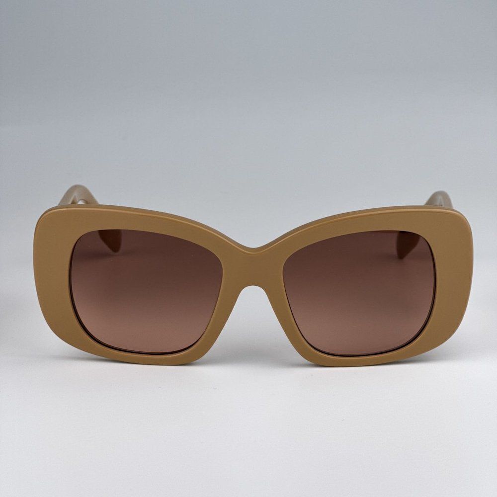 NEW Burberry BE4410 399013 Beige Pink Gradient Brown Square Women Sunglasses - Picture 4 of 10
